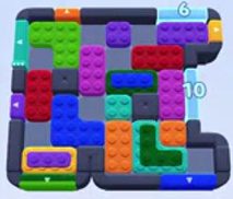 Color Block Jam level 1172 / 1166 / 1170: screenshot of the board