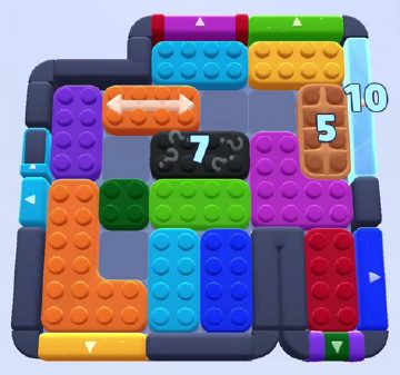 Color Block Jam level 1523 / 1526 / 1530 / 1539: screenshot of the board
