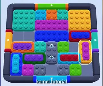 Color Block Jam level 431: screenshot of the board