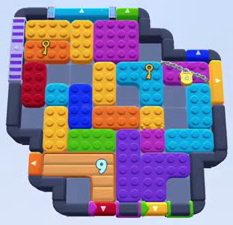Color Block Jam level 1330 / 1322 / 1325: screenshot of the board