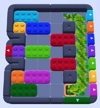 Color Block Jam level 1546 / 1548 / 1549: screenshot of the board