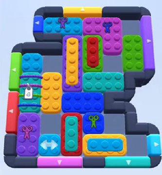 Color Block Jam level 651 / 1621: screenshot of the board