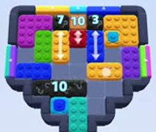 Color Block Jam level: screenshot of the board