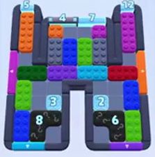 Color Block Jam level 1288 / 1279 / 1282: screenshot of the board
