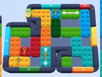 Color Block Jam level 575 / 1252 / 1469: screenshot of the board