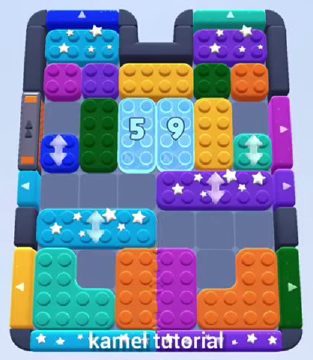 Color Block Jam level 334 / 728 / 1172: screenshot of the board