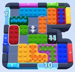 Color Block Jam level 1118 / 1119 / 2022: screenshot of the board
