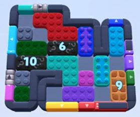 Color Block Jam level 1107 / 1129 / 2006: screenshot of the board