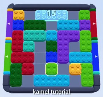 Color Block Jam level 453: screenshot of the board