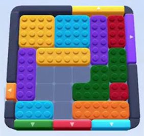 Color Block Jam level 14 / 12: screenshot of the board