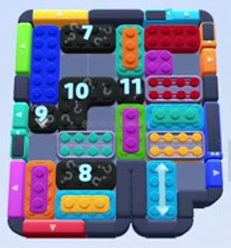 Color Block Jam level 1337 / 2244: screenshot of the board