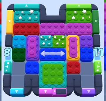 Color Block Jam level 687 / 1640: screenshot of the board