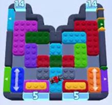 Color Block Jam level 1161 / 1158: screenshot of the board