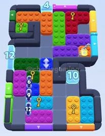 Color Block Jam level 684 / 1635: screenshot of the board