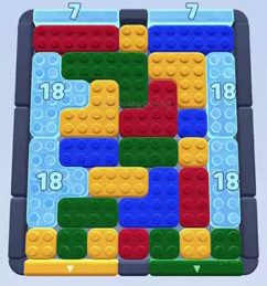 Color Block Jam level 146: screenshot of the board