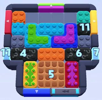 Color Block Jam level 1198 / 1124 / 1138 / 2102: screenshot of the board