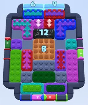 Color Block Jam level 1177 / 1173 / 2074: screenshot of the board