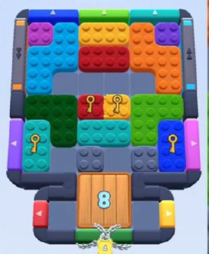 Color Block Jam level 678 / 1642: screenshot of the board