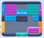 Color Block Jam level 50: screenshot of the board