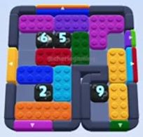 Color Block Jam level 1223 / 1219 / 1221: screenshot of the board