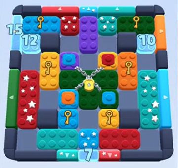 Color Block Jam level 286 / 674: screenshot of the board