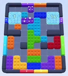 Color Block Jam level 150 / 538 / 988 / 1661: screenshot of the board