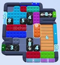 Color Block Jam level 1428 / 1437: screenshot of the board