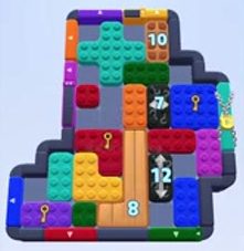 Color Block Jam level 1108 / 1115: screenshot of the board