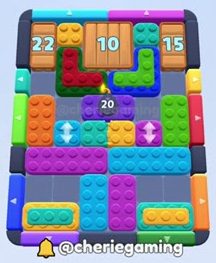 Color Block Jam level 430: screenshot of the board