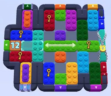 Color Block Jam level 1469 / 1476 / 1466 / 1477: screenshot of the board