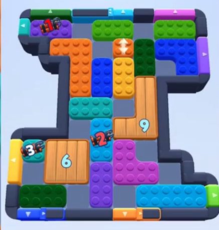 Color Block Jam level 796 / 769: screenshot of the board
