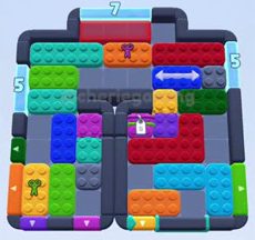 Color Block Jam level 1490 / 1493 / 1461 / 1497: screenshot of the board