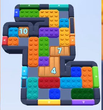 Color Block Jam level 594 / 1518: screenshot of the board