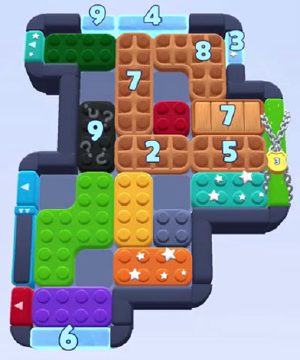 Color Block Jam level 1330 / 1345 / 2237: screenshot of the board