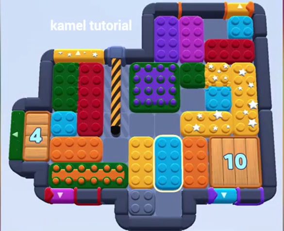 Color Block Jam level 1407 / 1408 / 1443 / 1446 / 1450: screenshot of the board