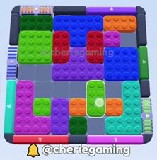 Color Block Jam level: screenshot of the board