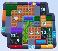 Color Block Jam level: screenshot of the board