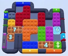 Color Block Jam level 1422 / 1425 / 1430 / 1449: screenshot of the board