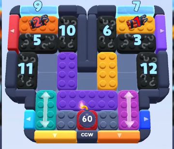 Color Block Jam level 906 / 1808: screenshot of the board