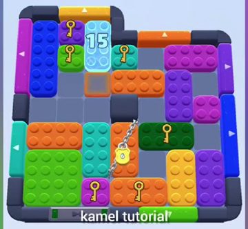 Color Block Jam level 298 / 686: screenshot of the board