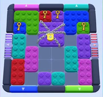 Color Block Jam level 169 / 557 / 1007 / 1680: screenshot of the board