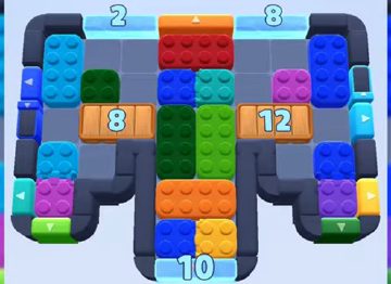 Color Block Jam level 736 / 749: screenshot of the board