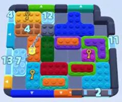 Color Block Jam level 1397 / 1390 / 1393: screenshot of the board