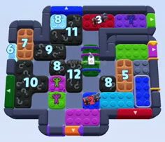 Color Block Jam level 1584 / 2495: screenshot of the board