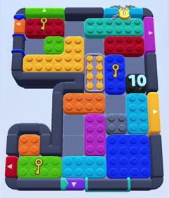 Color Block Jam level 1688 / 2678: screenshot of the board