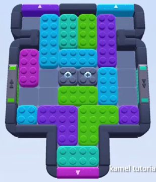 Color Block Jam level 479 / 886 / 1373: screenshot of the board