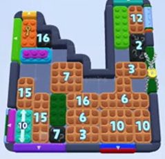 Color Block Jam level 1568 / 2479: screenshot of the board