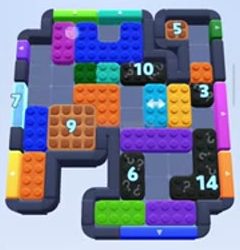 Color Block Jam level 875 / 876 / 1782: screenshot of the board