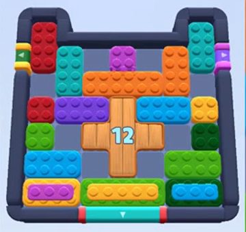 Color Block Jam level 463: screenshot of the board