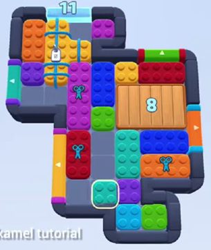Color Block Jam level 430 / 824 / 1324: screenshot of the board